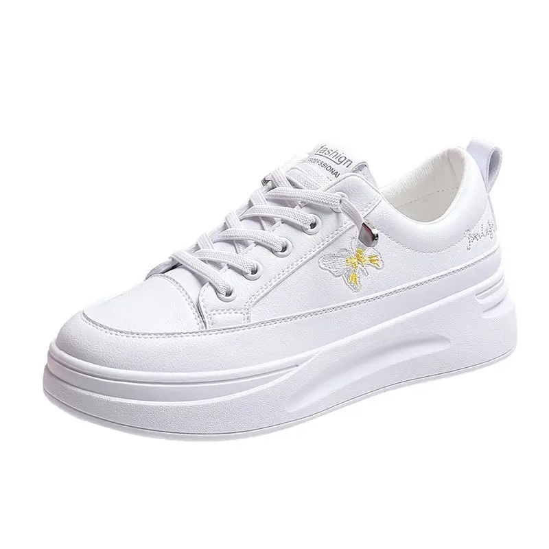 

Women Skateboarding Shoes New Casual White Sneakers Female Popular Non-slip Sport Shoes Soft Walking Footwear Chaussure Femme