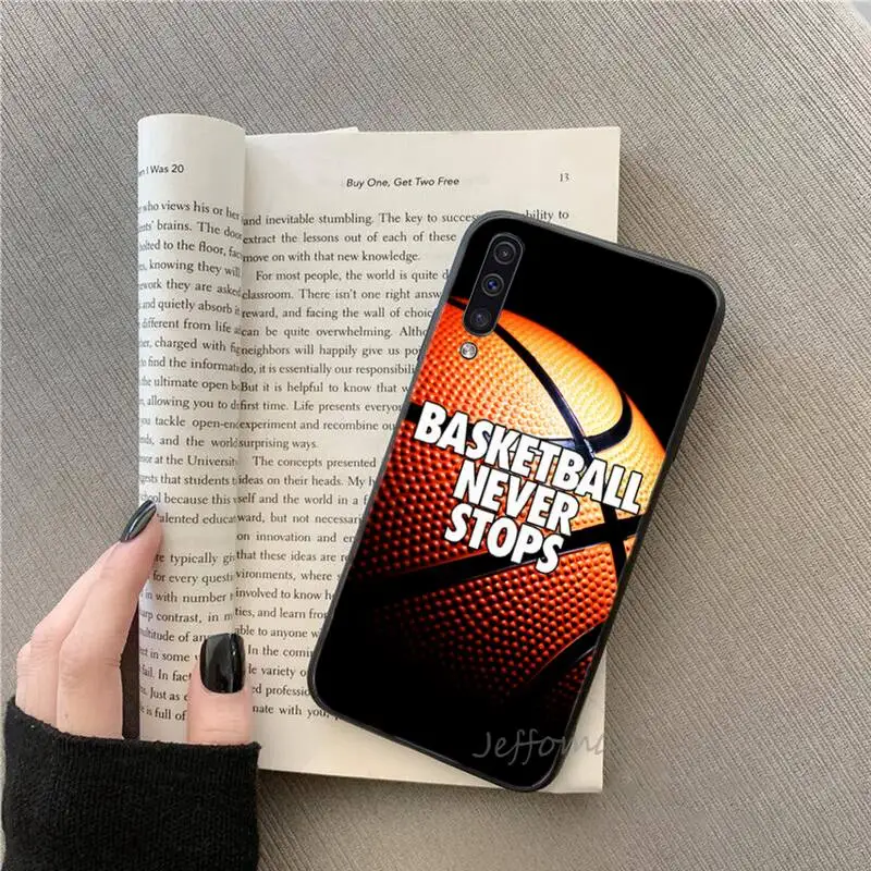 

Basketball basket Phone Case For Samsung galaxy S note 7 8 9 10 20 fe edge A 6 10 20 30 50 51 70 lite plus Funda Cover
