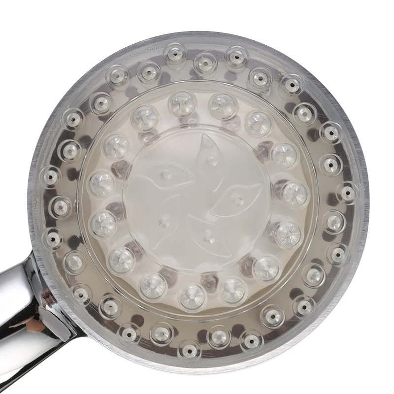 Светодиодный Романтический автоматический душ 7 цветов/датчик температуры/синий