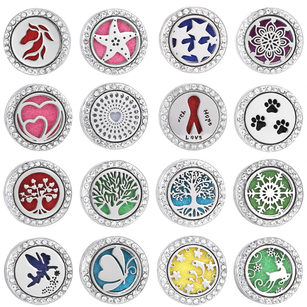 Новые ароматерапевтические пуговицы духи медальон магнитные подвески диффузор