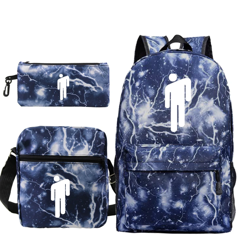 Billie Eilish bag 16 Billie Eilish школьные сумки светящиеся подростковые мальчики девочки рюкзак унисекс Billie Eilish Mochila Рюкзаки/пеналы для ручек/сумки на плечо - Цвет: Billie Eilish bag 16
