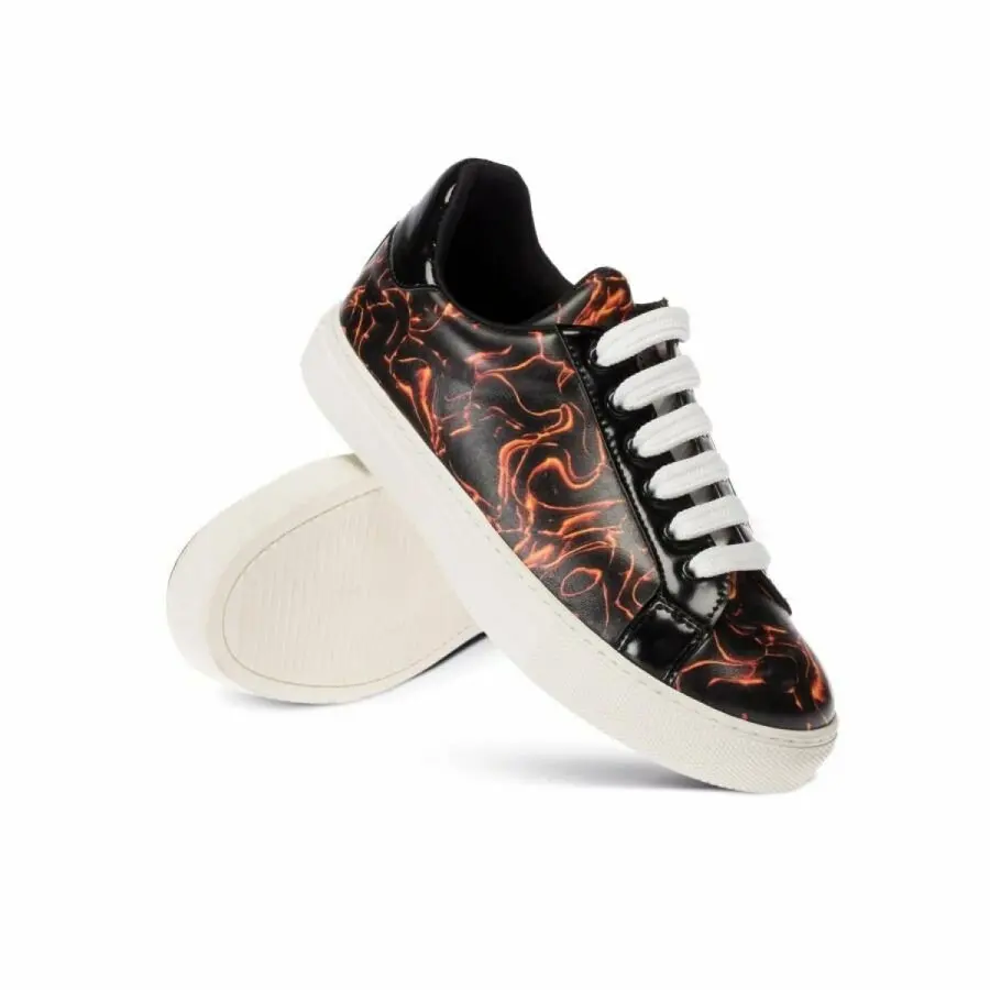 

Sneakers Women Deery, Genuine Leather Black Women'S Sneaker