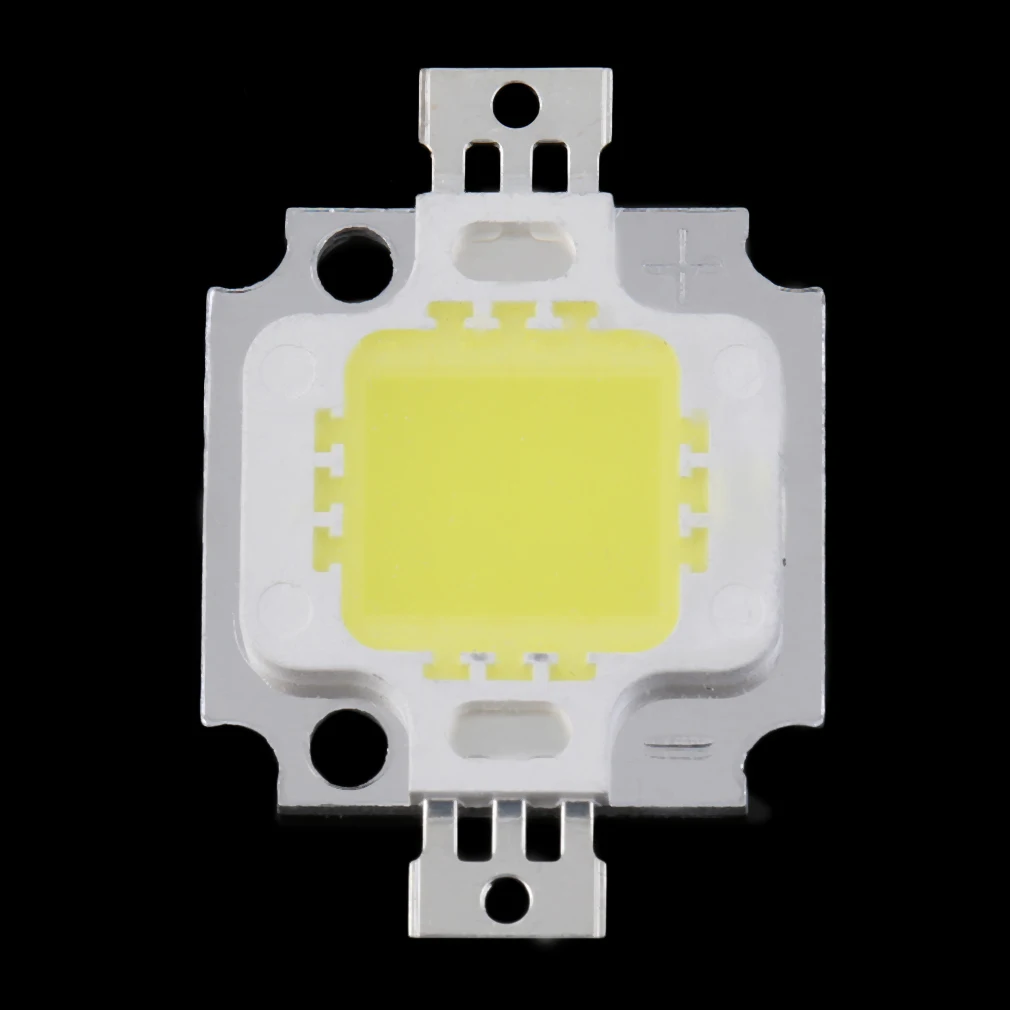 1 шт. чистый белый COB SMD Led чип прожектор светильник шарик 10 Вт Высокое качество по