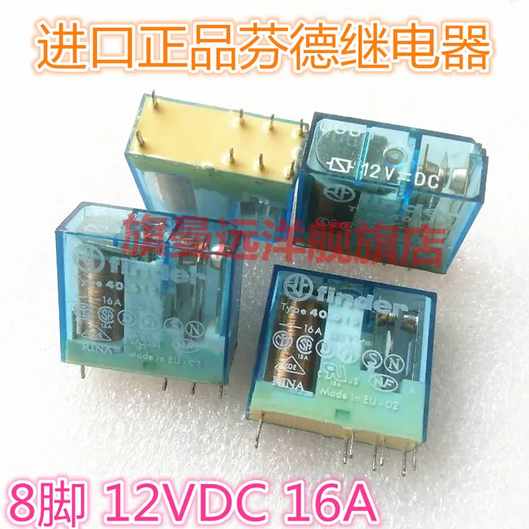 

Type40.61S 12VDC relay TYPE40.61 8-pin 12V 16A DC12v