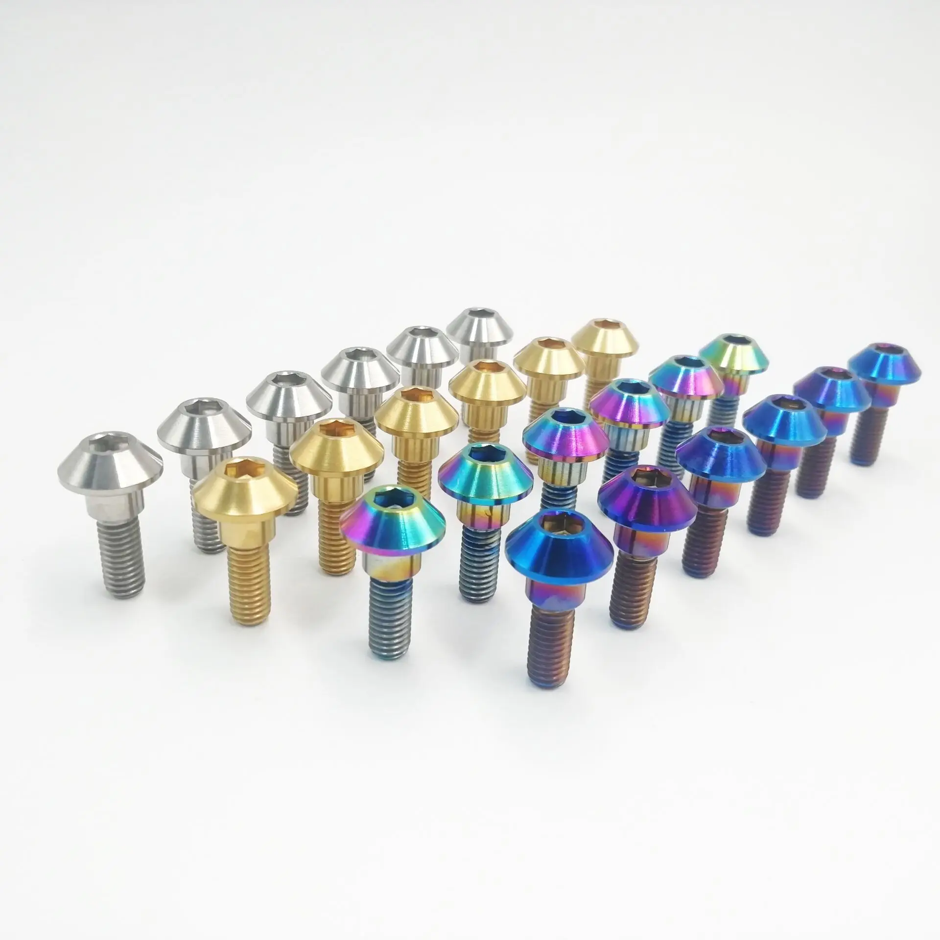 Титановые Ti M6X20 мм мотоциклетные тормозные винты ротора подходят для Suzuki/Yamaha