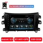 Автомобильный радиоприемник, стереоприемник Android 10 для Nissan Navara NP300 2016 2017 2018 GPS-плеер, аудио головное устройство BT WIFI USB SWC 2 ГБ + 32 ГБ