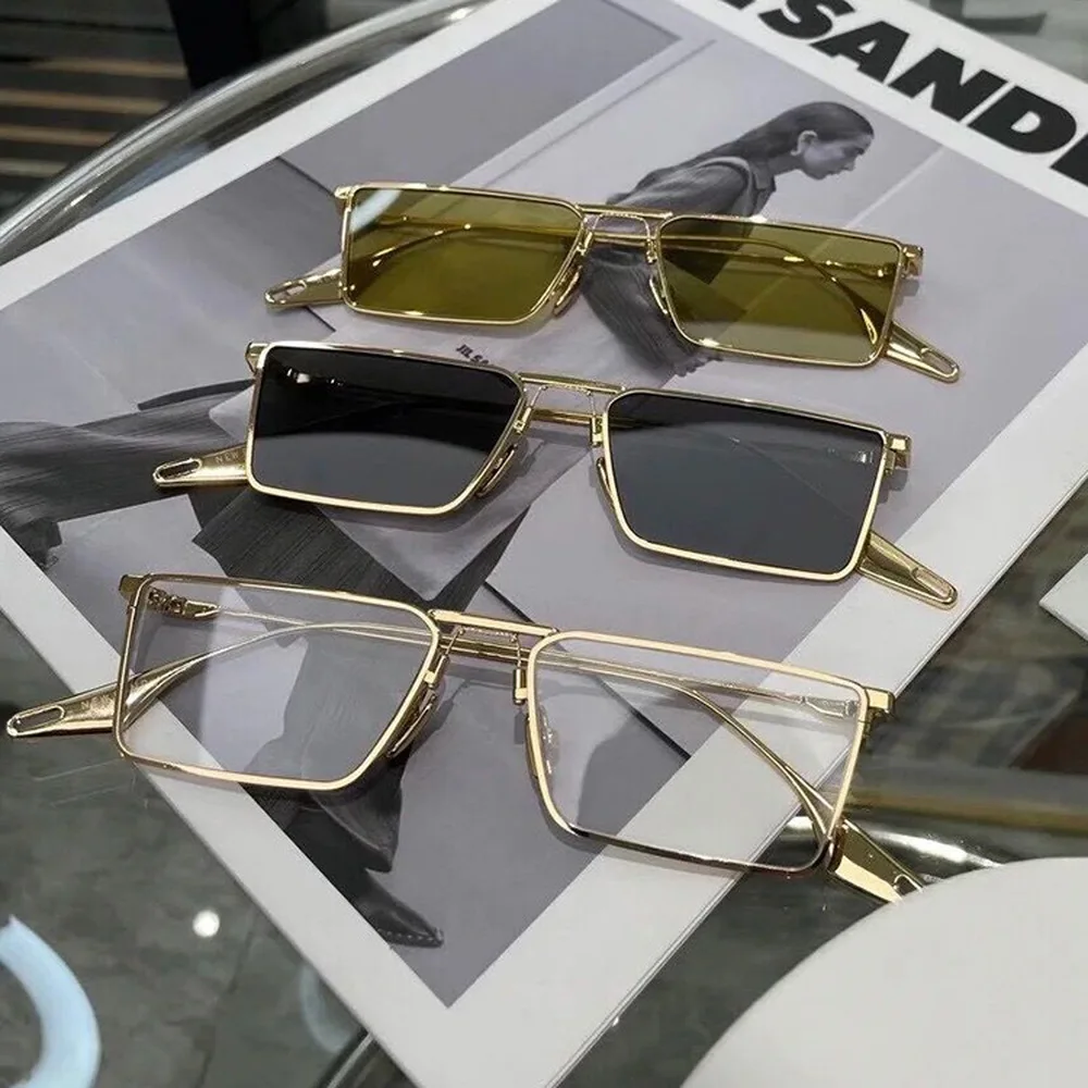 

Vintage Narrow Small Sunglasses Women Luxury Brand Metal Frame Sun Glasses Rectangle Driving Eyeglasses Fishing Eyewear Men 2022