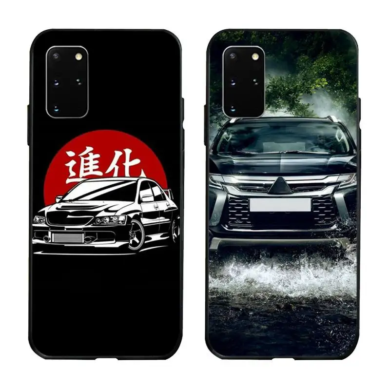 

Japan brand car M-MitsubishiS Phone Case For Samsung Galaxy S21 Plus Ultra S20 FE M11 S8 S9 plus S10 5G lite 2020