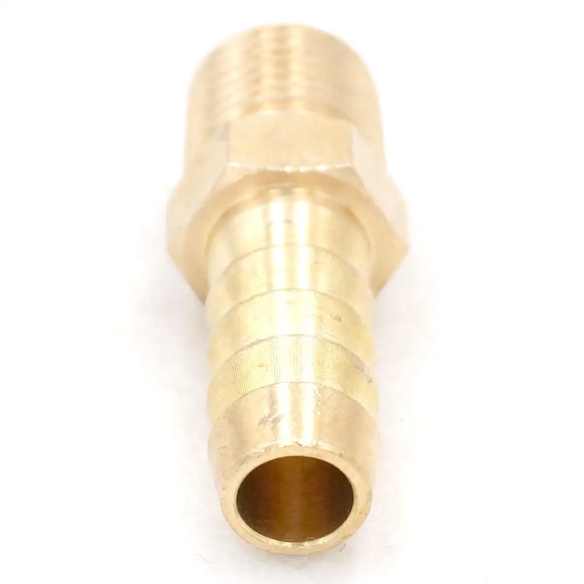 1/4 &quotNPT Male x 3/8&quot латунный шланг Колючая Хвостовая топливная арматура соединители