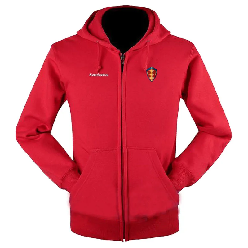 Koenigsegg Логотип кофты на молнии шерстяной шерстяное пальто пользовательские 4S