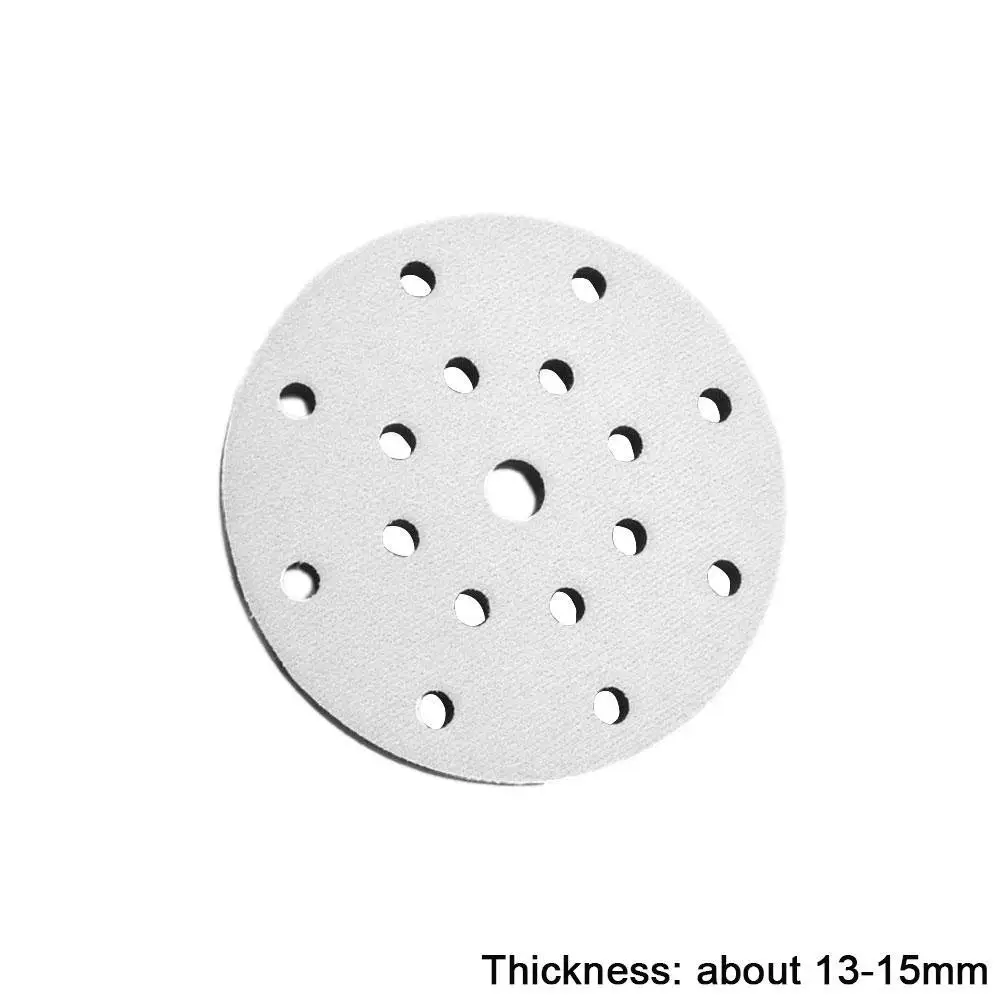 

6 Inch 17 Hole Soft Sponge Cushion Interface Pads Self-adhesive Sandpaper Abrasive Polishing Tools Disc Motorcycles Flockin K6K5