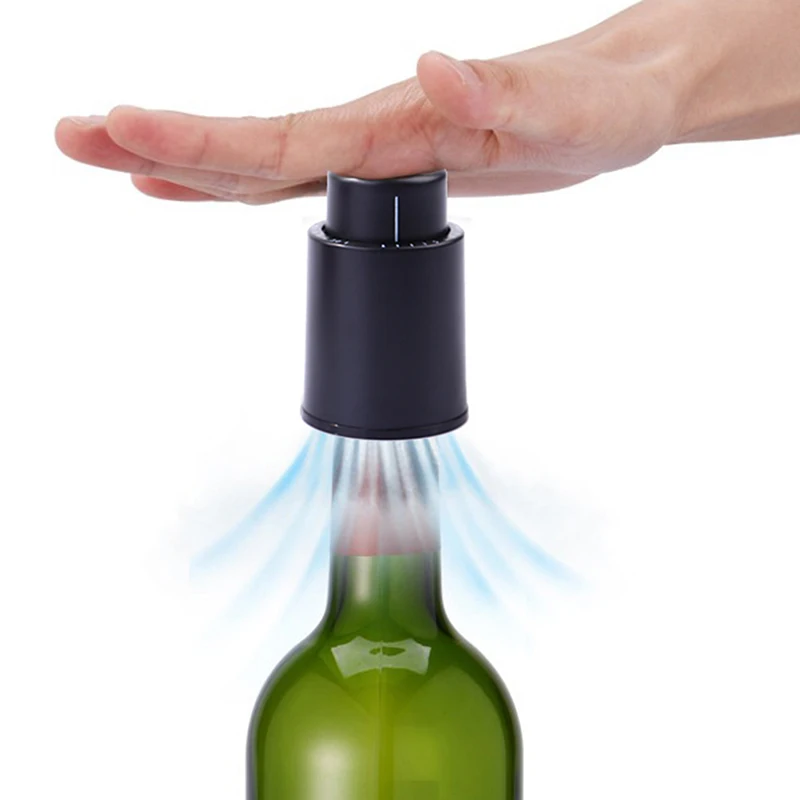 New Plastic Vacuum Wine Bottle Stopper Sealed Storage Wine Corks Metal Digital scale