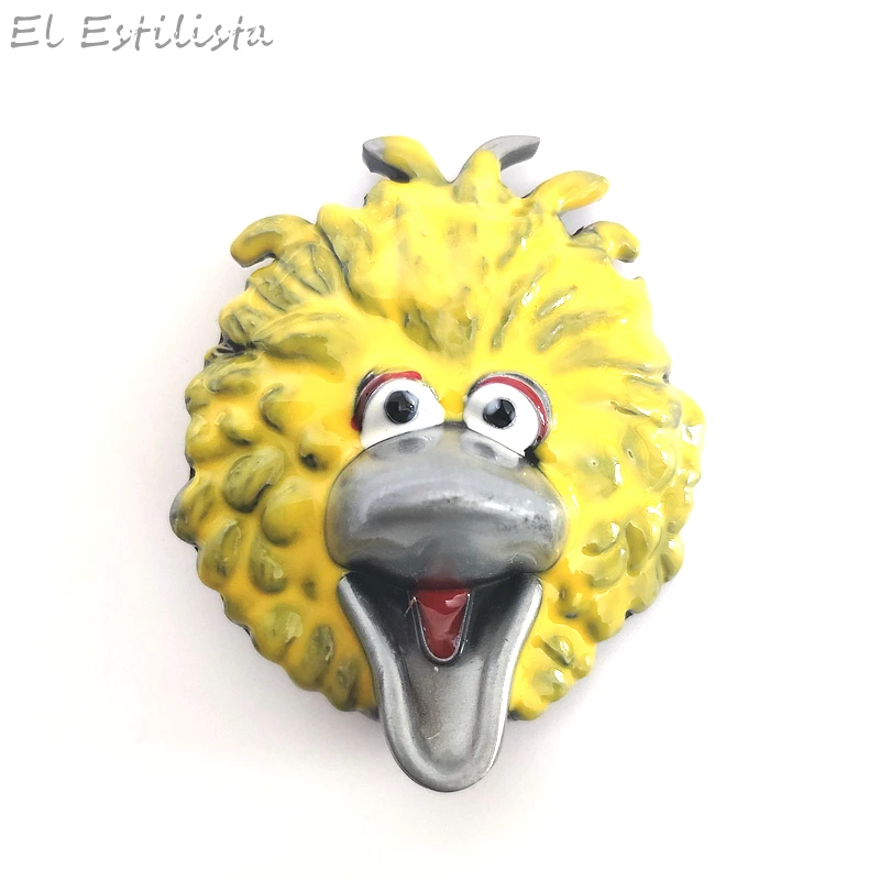 Металлическая желтая пряжка для ремня с петухом из мультфильма Модные животные