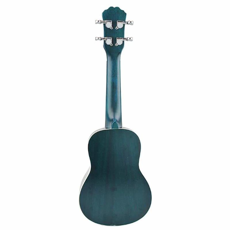 21 дюймовое самых продаваемых ель миниатюрная гитара укулеле синий градиент
