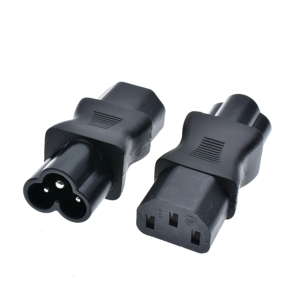 Адаптер для розетки переменного тока IEC320 C13 на C6 переходник с C5 C13|adapter|adapter poweradapter
