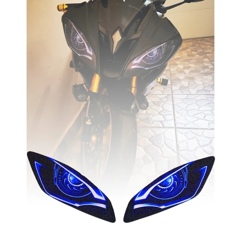 

Motorcycle Front Fairing Headlight Sticker Protective Cover for Yamaha YZF-R6 YZFR6 YZF R6 2006-2016