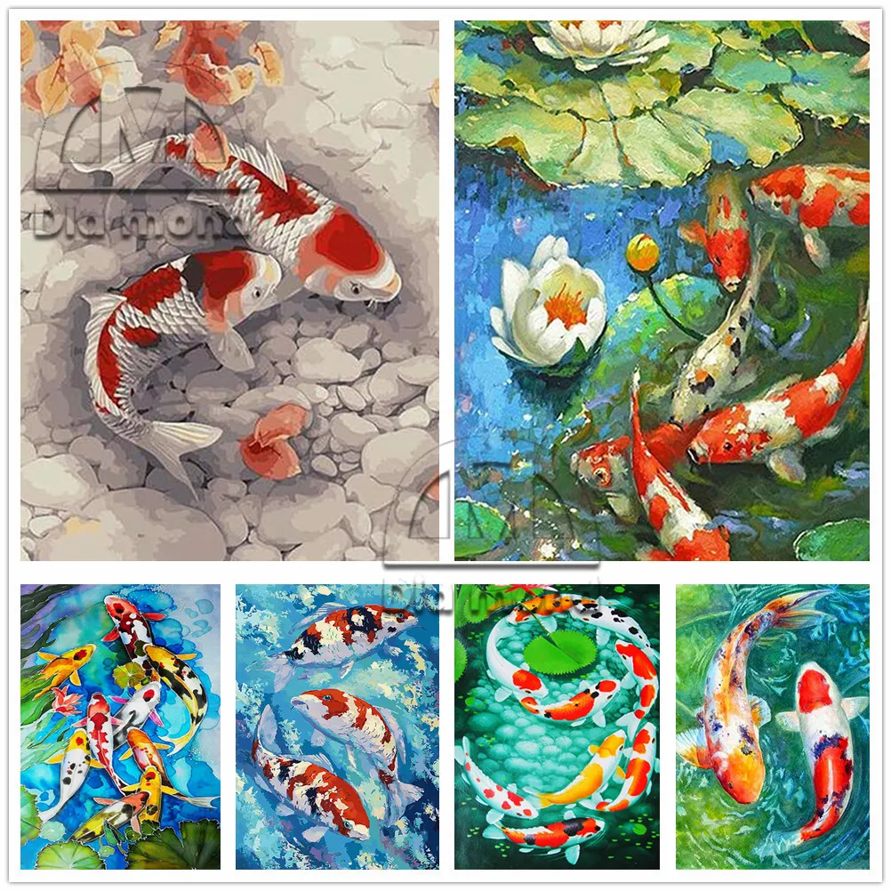 Алмазная 5D мозаика сделай сам картина из круглых страз вышивка крестиком с