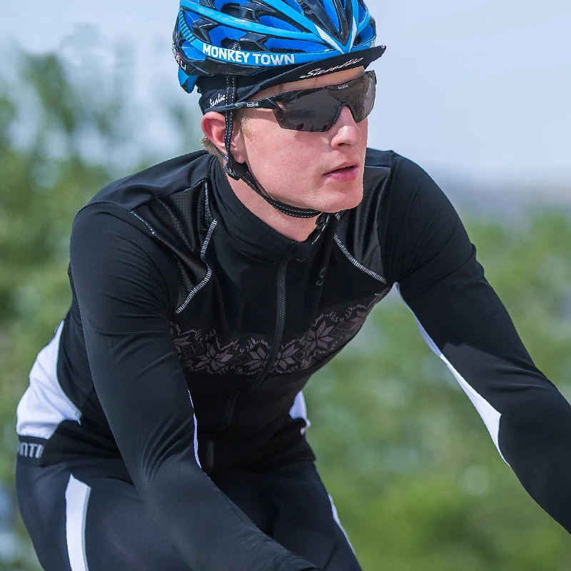 Santic 2019 новые мужские уличные куртки для велоспорта Pro Fit Теплые + ткань