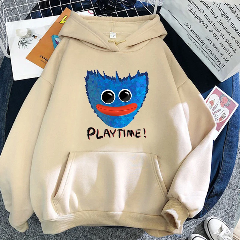 

Толстовки с капюшоном Poppy Play Time, классные мужские и женские милые зимние теплые толстовки с капюшоном, Мультяшные толстовки, Женская Базовая...