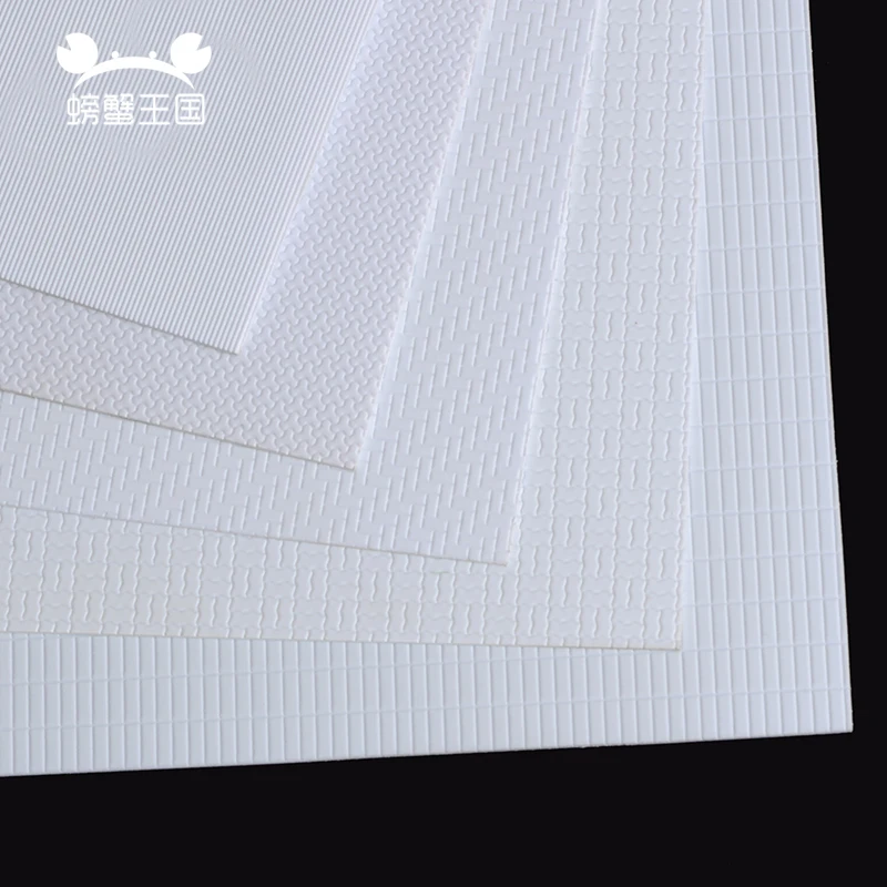 Листы АБС-пластика 21 5*30 см для архитектурной строительной модели Ландшафтная