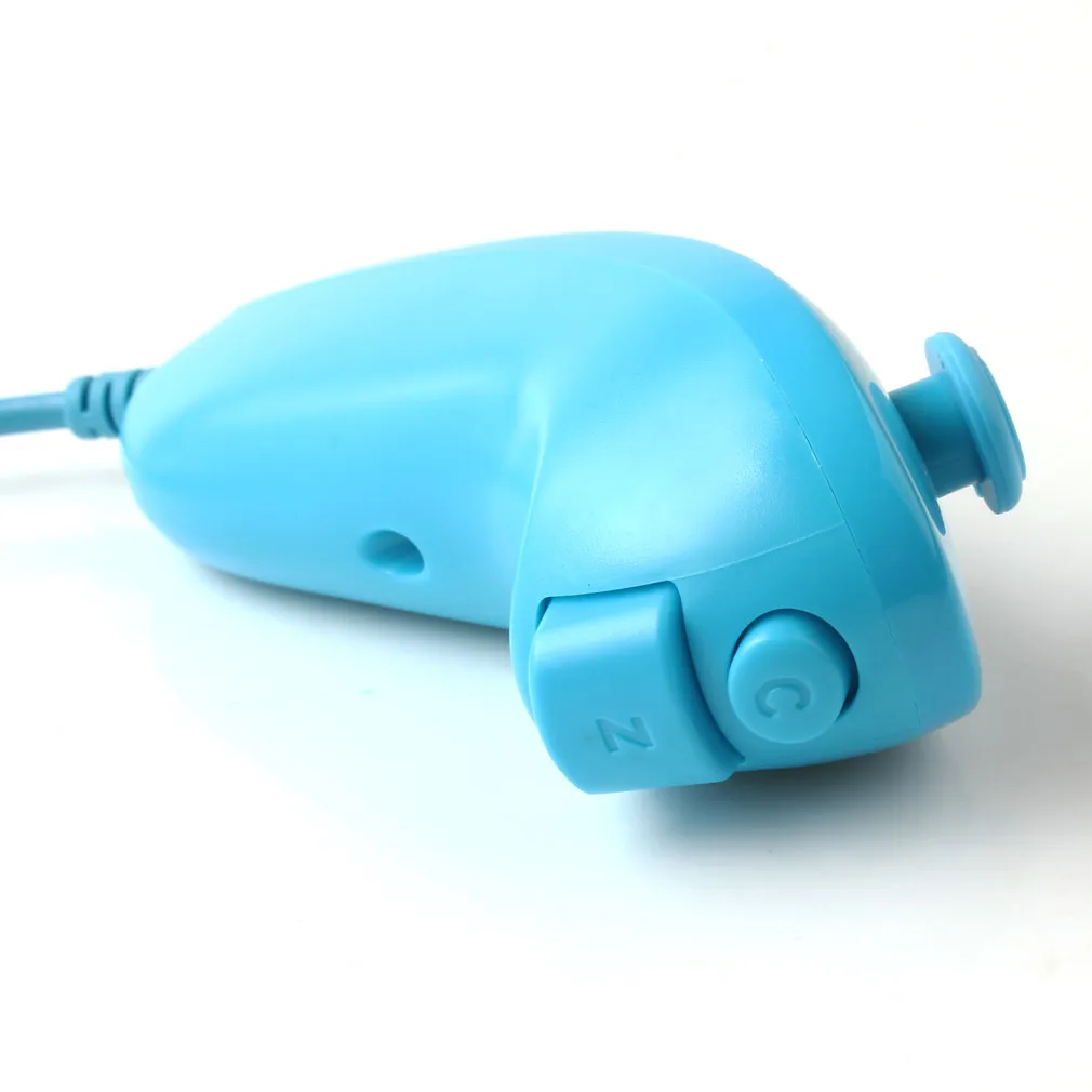 

Classic Nunchuck Controller Fit for Wii Wii U Black / White / Blue Color