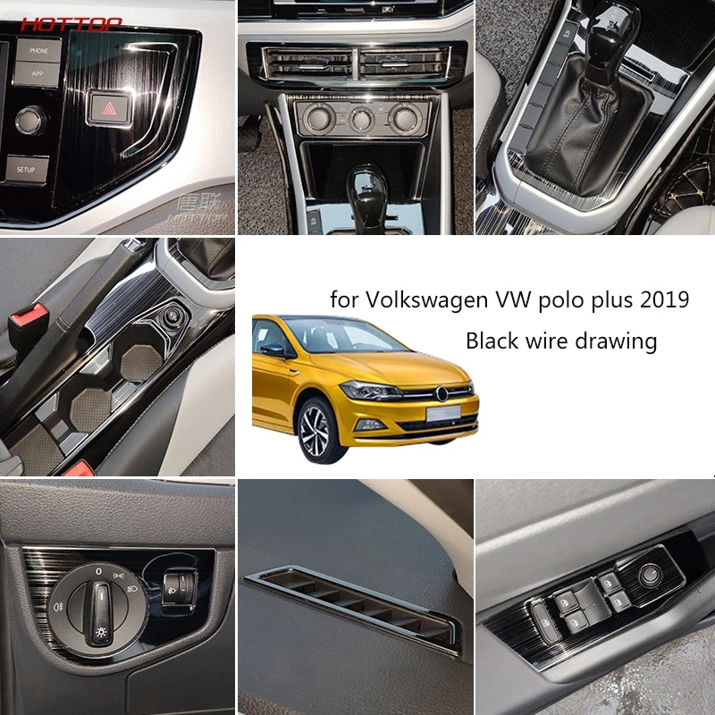 Комплект внутренней отделки из нержавеющей стали черного цвета декоративный