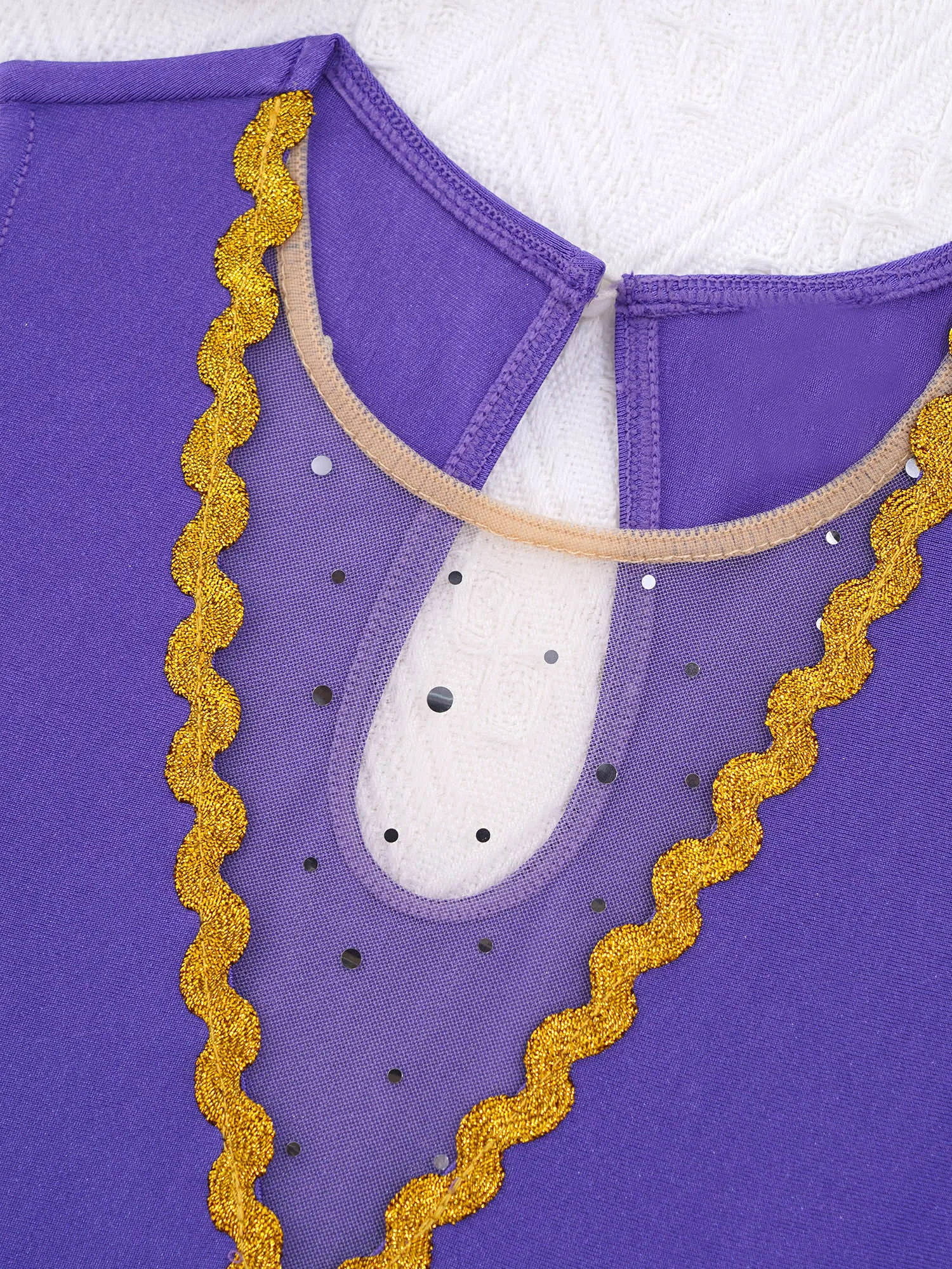 Conjunto de ropa de circo para ni&ntilde;as peque&ntilde;as, disfraz de Cosplay de Halloween, uniforme de exposici&oacute;n puesta en escena, color morado-3