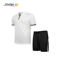 covrlge mens sets sports daily casual simplicity comfortable hooded casual sports short sleeved shorts two piece suit msy007