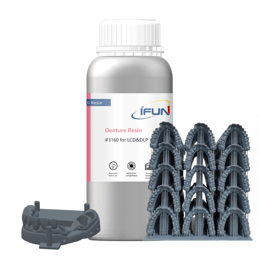 

IFUN 2021 Изысканный Цвет серого цвета и простота наблюдения, стоматологическая форма из смолы, популярная среди стоматологических лаборатори...