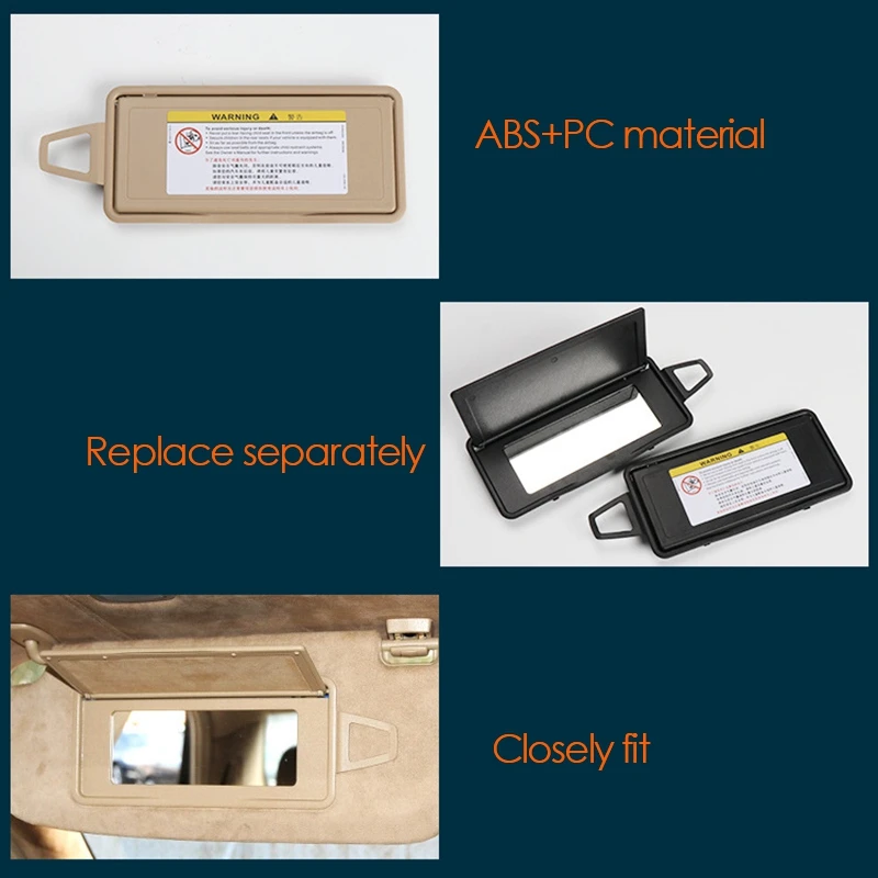 Автомобильный солнцезащитный козырек затеняющая панель зеркальная крышка