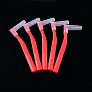 5 шт. L-образные межзубные щетки для ухода за зубами, зубная нить, зубочистка, межзубная щетка