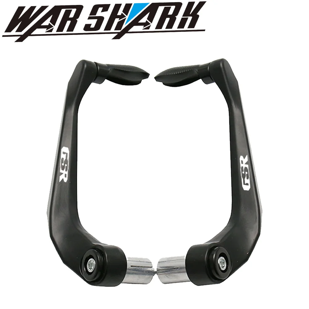 black GSR logo Мотоциклетные универсальные рукоятки на руль защита тормозные рычаги сцепления защита для SUZUKI GSR 400 600 750 GSR400 GSR600 GSR750 - Цвет: black GSR logo