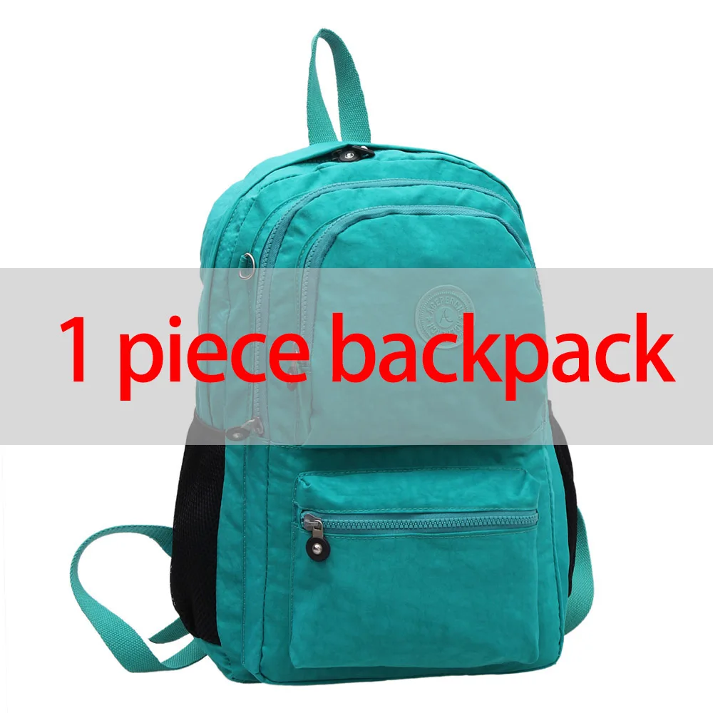 1 piece Lake Green ACEPERCH Повседневный Bolsa водонепроницаемый 15,6 дюймовый ноутбук школьный рюкзак для девочки-подростка Mochila Escolar - Цвет: 1 piece Lake Green