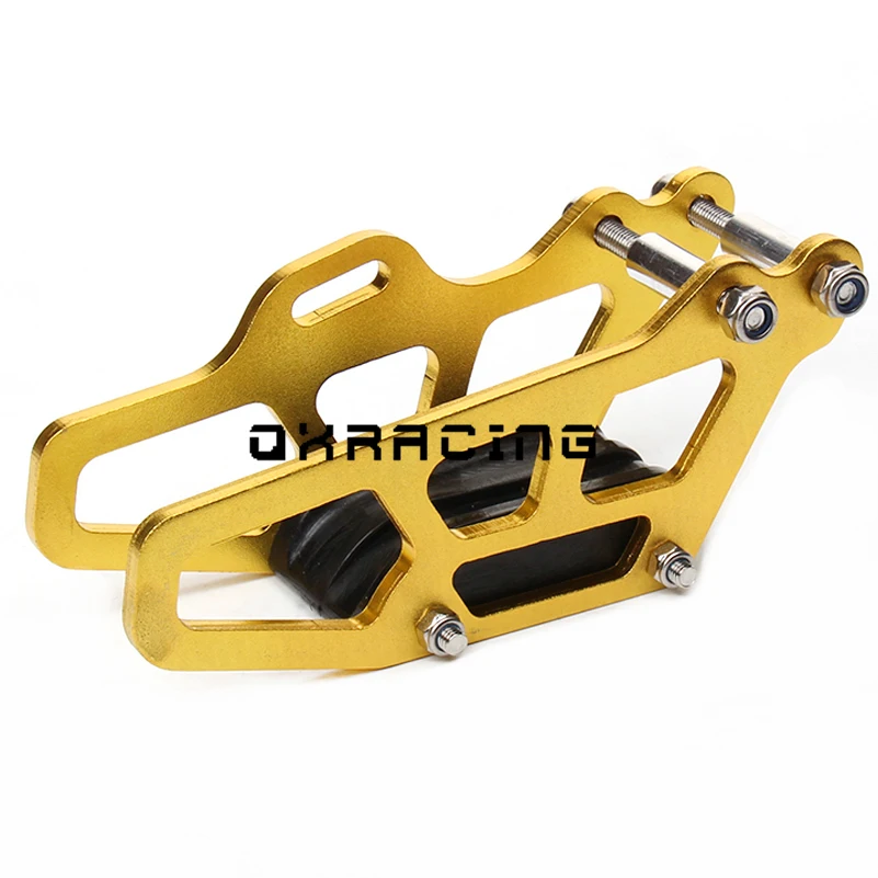 gold Направляющая цепи мотоцикла, слайдер для Honda CR CRF 125 250 450R, внедорожные аксессуары для мотокросса и молдинги - Цвет: gold