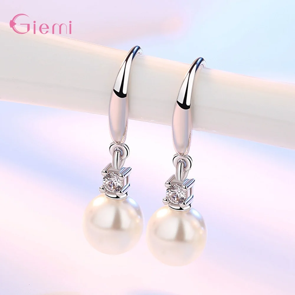 Настоящие серьги GIEMI для женщин роскошные женские с жемчугом современная женская