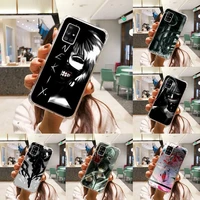 tokyo ghoul phone case for samsung a10 a12 a50 a51 a52 a21 a31 a32 a71 s10 s20 s21 plus fe ultra