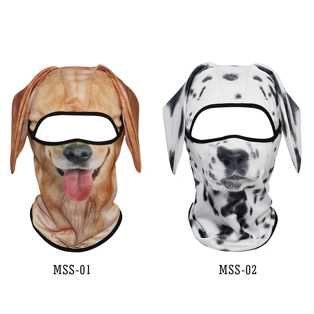 3D милая Балаклава с ушами шапка дышащая мотоциклетная Мотокросс мотоцикл