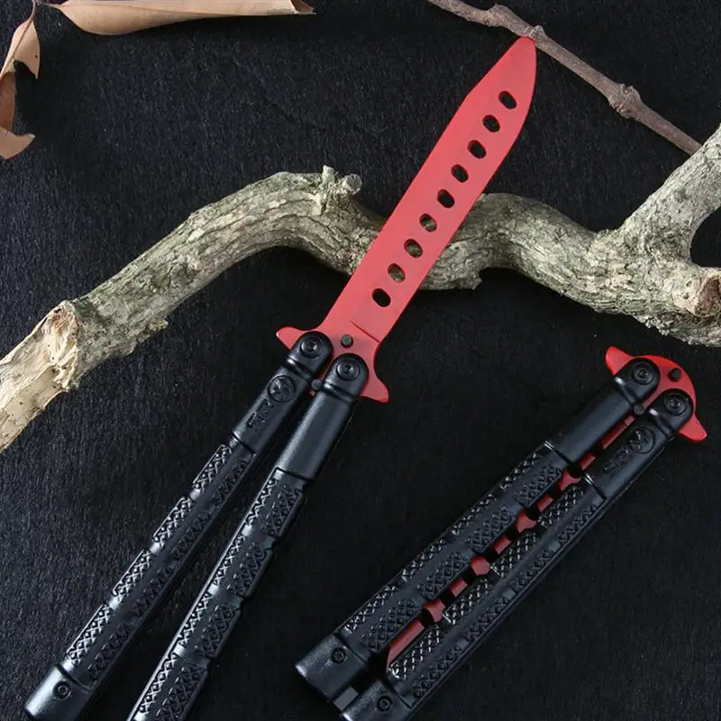 Складной тренировочный инструмент-бабочка ножи резак нож для начинающих