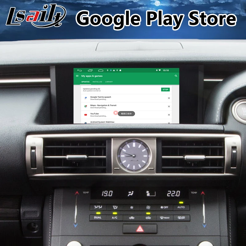 Lsailt Android 7,1 Автомобильный мультимедийный видео интерфейс для Lexus IS200t модель 2013- встроенный mirrorlink gps навигация 200t