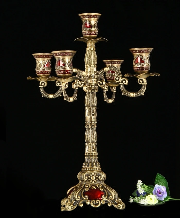 

Nordic Vintage Decor Luxury Candle Holders Modern Minimalist Candle Holders Dining Table Decorations Bougeoir Home Decor BC50ZT