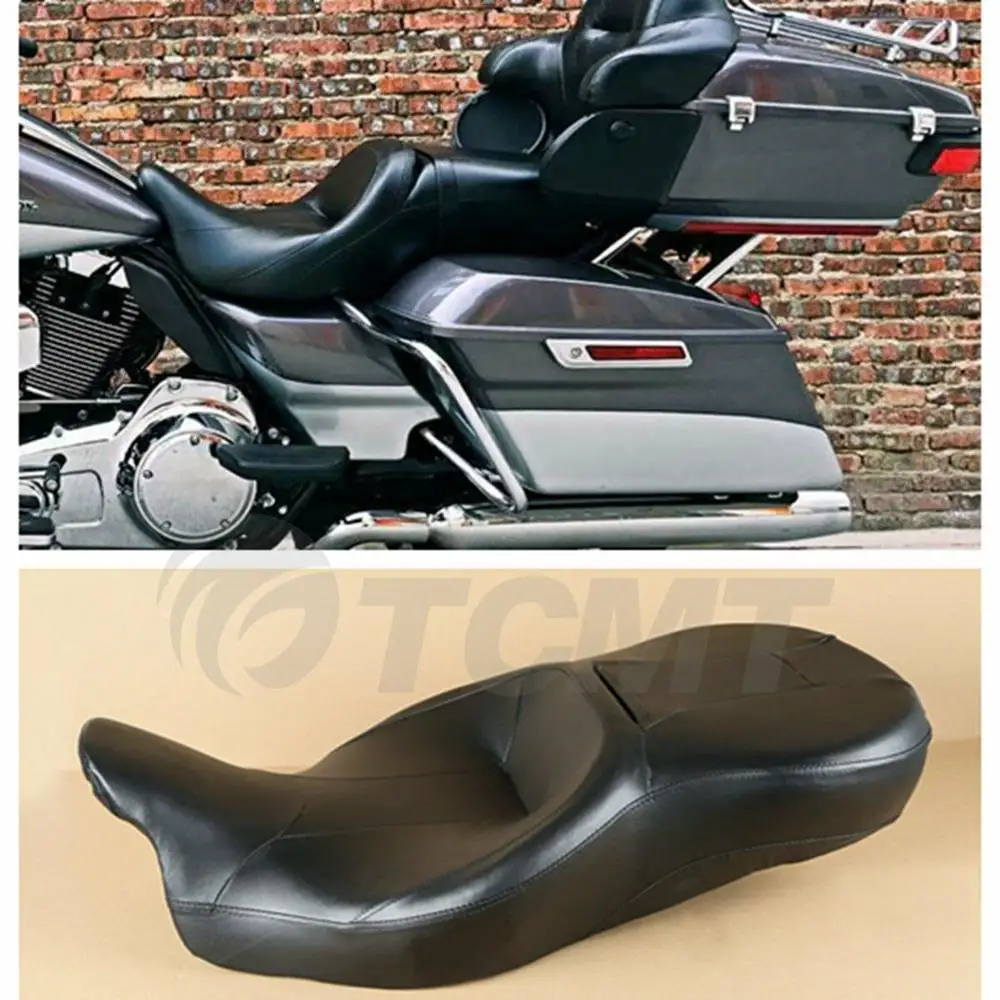 Водитель Мотоцикла ПАССАЖИРСКОЕ СИДЕНЬЕ ДЛЯ HARLEY Touring FLHT FLHX Street Glide Road King дорога