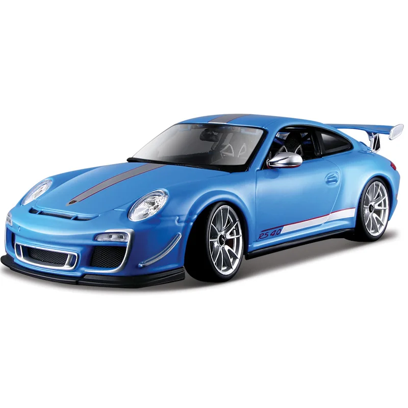 Bburago 1:18 Porsche 911 GT3 RS модель автомобиля из сплава Модель автомобиля Моделирование Украшение автомобиля коллекция Подарочная игрушка Литье под давлением модель игрушка для мальчиков - Цвет: 911 GT3 RS