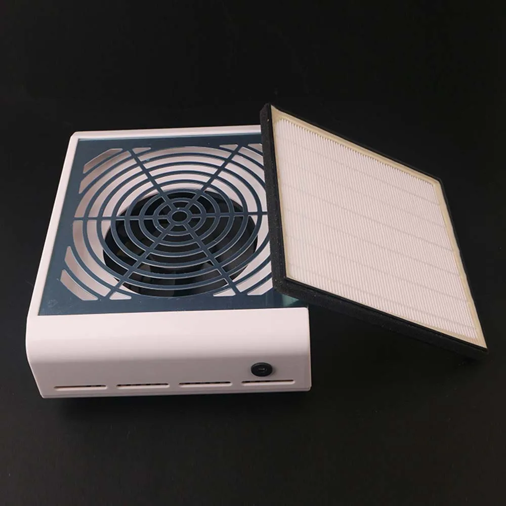 Мини пылесос для ногтей с круглым циферблатом и мощным фильтром 40 Вт|Комплекты