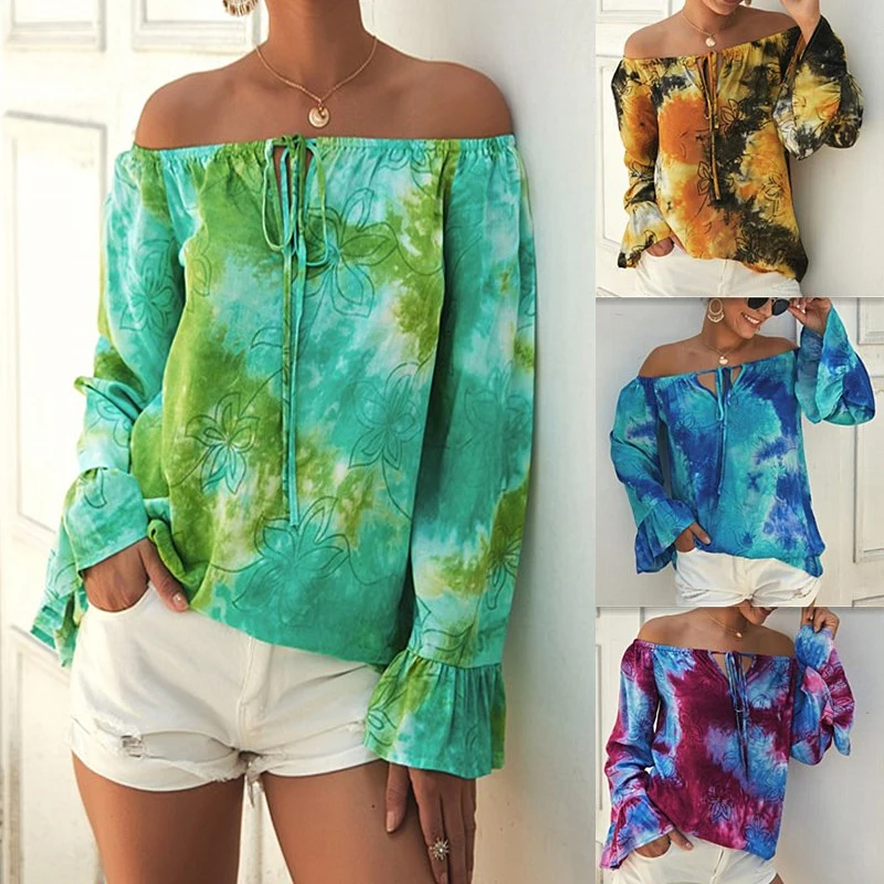 Большие размеры 2019 женские новые летние топы с цветочным принтом в стиле бохо