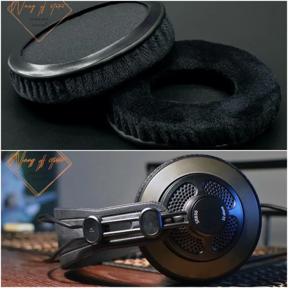 Thick Velour Velvet Ear Pads Cushion For Samson SR850 Headphone Perfect Quality Not Cheap Version | Электроника