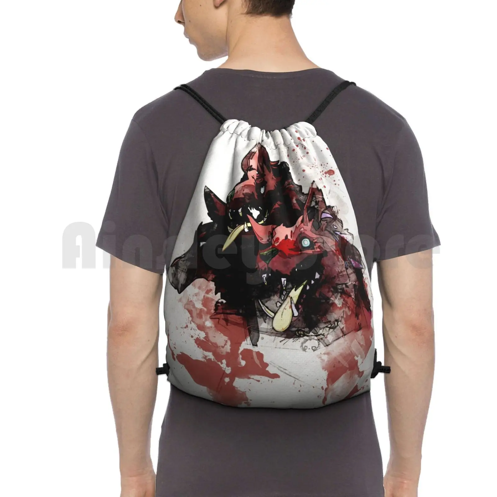 

Hades Game-Cerberus Backpack Drawstring Bag Riding Climbing Gym Bag Hades Cerberus Cerberus Hades Cerberus Hades Game Game