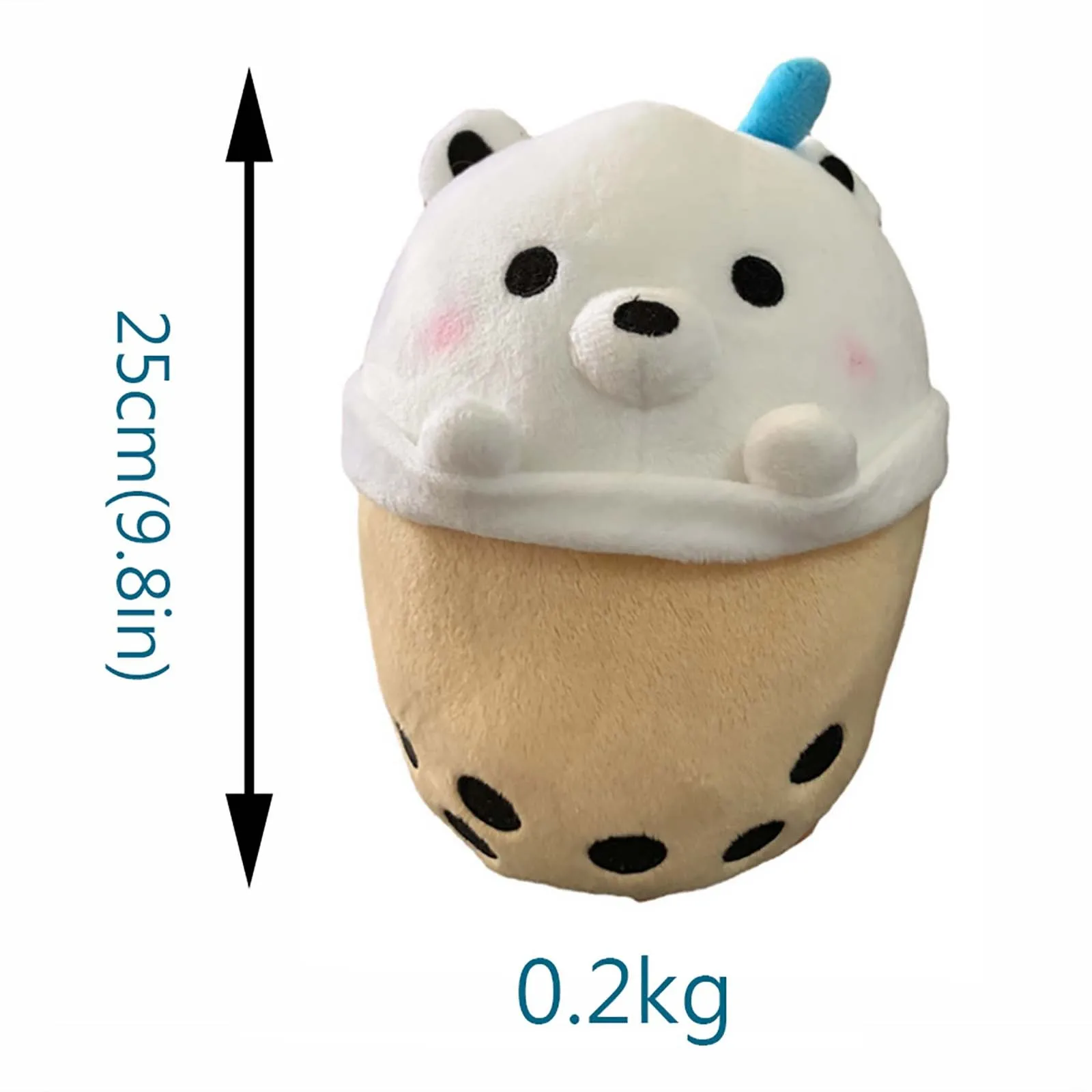 25 см x 16 креативная и инновационная милая кукла с молочным чаем плюшевая игрушка