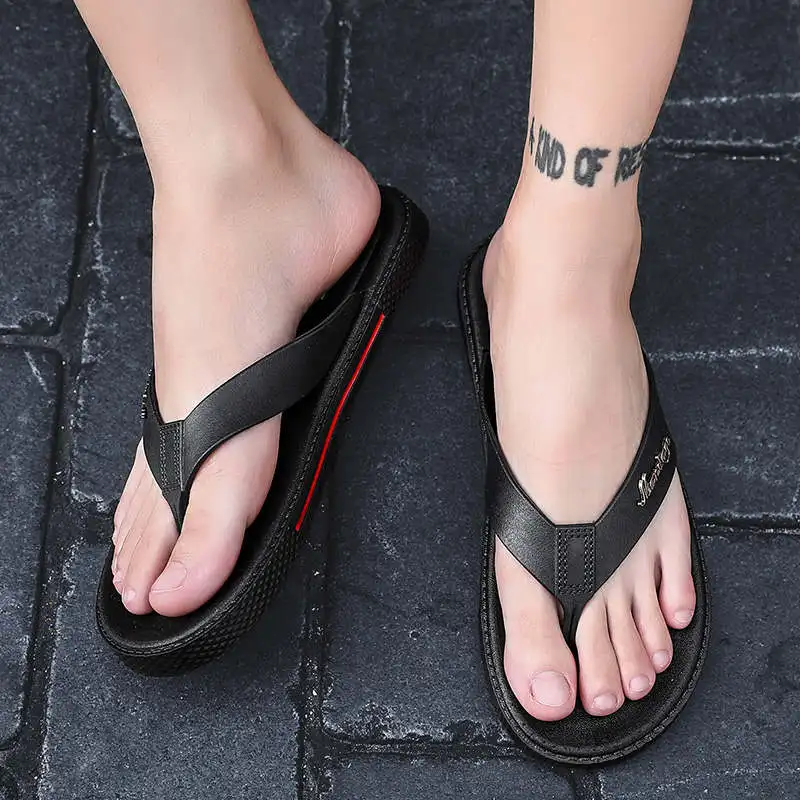 

Шлепанцы Sho мужские резиновые, Нескользящие сандалии с высокой подошвой, Вулканизированная подошва, обувь для тенниса