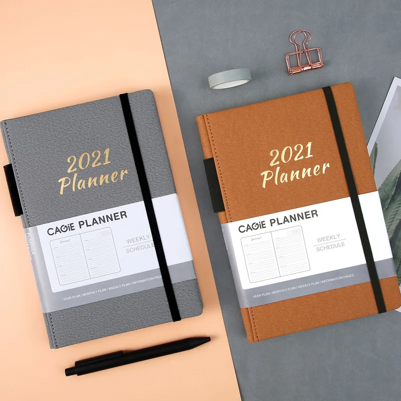 Ежедневник-органайзер А5 2021 еженедельные блокноты и журналы | Канцтовары для