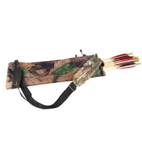 outdoor competitive archery slant back arrow pot single shoulder back camouflage soft arrow crossbow hunting bow slingshot bag